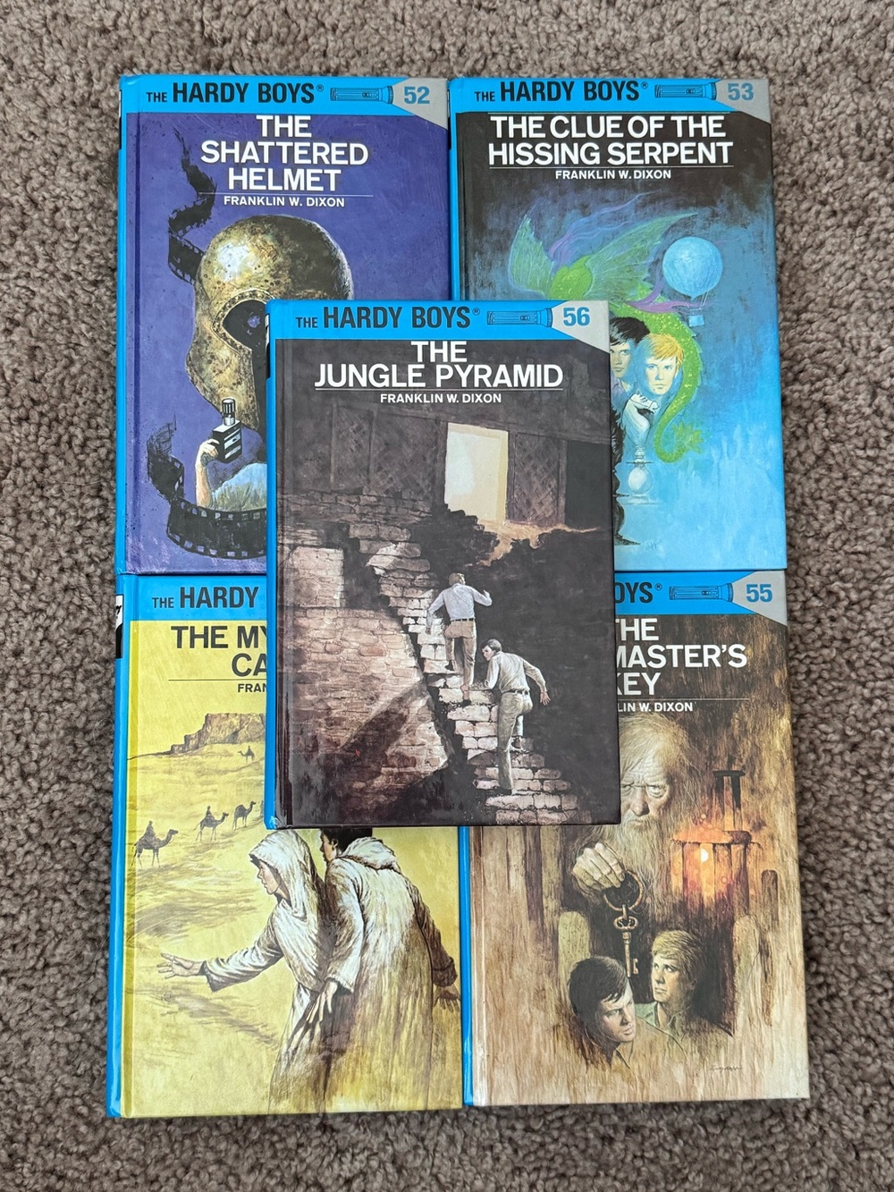 Set of 5 Hardy Boys Mystery Books
